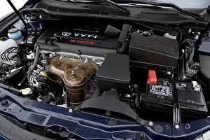2007 Prints: 2007 Toyota Camry LE in Blue - Engine