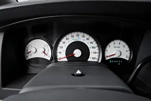 Steering Wheel Prints: 2008 Dodge Durango SXT in Blue - Speedometer/tachometer