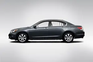 2008 Prints: 2008 Honda Accord EX-L V6 in Gray - Drivers Side Profile