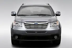 2008 Prints: 2008 Subaru Tribeca Limited in Silver - Low/Wide Front