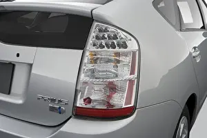 2008 Prints: 2008 Toyota Prius Hybrid in Silver - Tail light