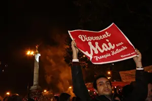 Candidate Prints: 2012 French presidential election night