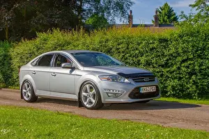 Being Driven Prints: 2013 Silver Ford Mondeo 1997cc Diesel 6 Speed H arriving in Worden Park Motor Village for the Leyland Festival