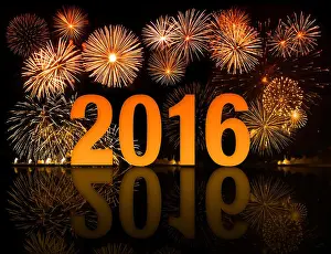 Digits Prints: 2016 new year fireworks