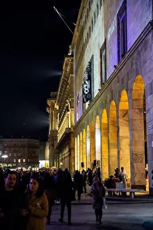 Formula 1 Prints: 2020 Alpha Tauri AT01 revealed on the side of La Rinascente in Milan, Italy - 14 Feb 2020