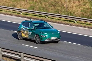 Electric Vehicle Prints: 2022 Hyundai Kona Premium EV. United Utilities North-West Water electric car fleet