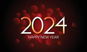 Happy New Year Prints: 2024 new year design