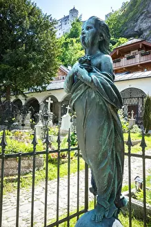 26 May 2019, Salzburg, Austria. St. Peter's Monastery & Cemetery & Catacombs