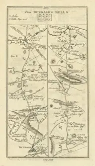 #260 Dundalk to Kells. Ardee Carlanstown Louth Meath TAYLOR/SKINNER 1778 map