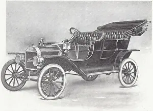 Mass Production Prints: 29 1909 Ford Catalog - Model T Touring Car - Left Front