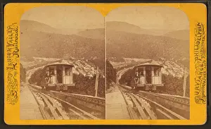 Pisgah Prints: 295 Switchback Railroad, looking down Mt. Pisgah plane, by Purviance, W. T. (William T.) 2