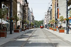 Tram Prints: 3-maja street, Katowice, Poland