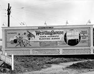 Displays Prints: 330 Westinghouse billboard Vancouver circa 1926