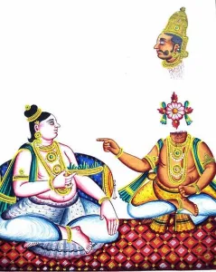 Epic Prints: 348 Krishna kills Shishupala