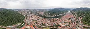 360 Photo Prints: 360 panoramic view of Hedeilberg old town in Germany