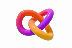 Infinity Prints: 3D abstract background