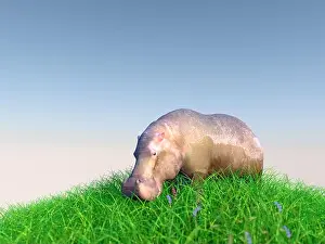 Immense Prints: 3d animal in the medow