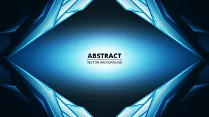 Integration Prints: 3d futuristic modern gaming abstract background with abstract technology shapes