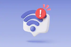 Join Prints: 3d wireless connect and sharing network on internet with alert notice