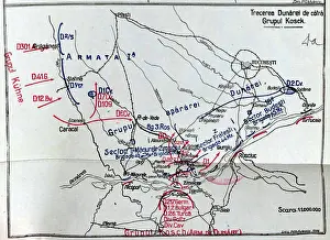 Danube Prints: 4 1916 - Trecerea Dunarii de catre fortele germane noiembrie 1916