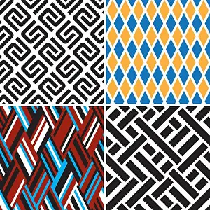 4 different vector patterns in the same package(eps). One pattern is paid and 3 are free (white dividing lines)