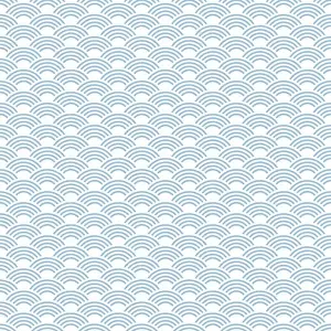 Hexagonal Prints: 4 Line Fish Scale Geometrical Pattern Seamless Repeat Background