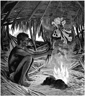 Andaman Prints: 401 D311- indigène des iles nicobar. - L1-Ch5