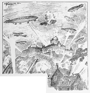 Social Commentary Prints: 467 Paquin - La cité dans les fers, 1926, illustration - 0004