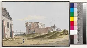 Thorn Prints: 4th front of the old castle Dupow at the Vistula Bey Thorn title on the cover page
