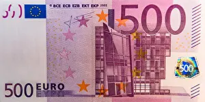 500 Euro bill full frame