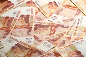 Trim Prints: 5000 rubles macro background