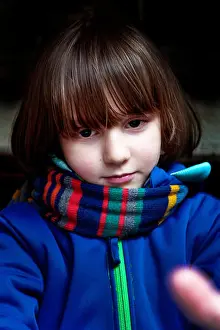 Vertical Blue Prints: 6 year old half Spanish/English boy, Barcelona, Spain