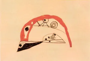 Expressionist Prints: 624 Vajda Lajos - Narancssárga ív 1938