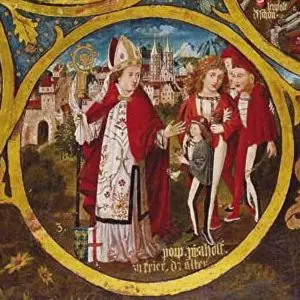 Church History Prints: 85 Bischof Poppo von Trier