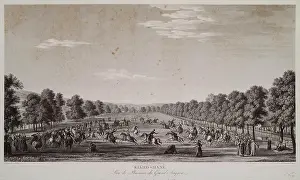 Landscape Art Prints: 858 Kiad-hané Lieu de plaisance du Grand-Seigneur - Melling Antoine Ignace - 1819