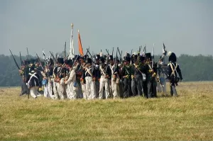Bivouac Prints: 8th Napoleonic bivouac, reproduction of the historical Battle of Waterloo in 1815