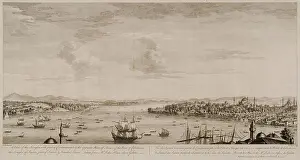 Landscape Architecture Prints: 92 A View of the Seraglio, with part of Constantinople & the opposite Shore of Asia