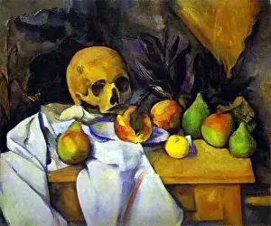 Mortality Prints: 965 Paul Cézanne - Still Life with a Skull