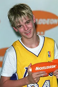 Kids Prints: AARON CARTER KIDS CHOICE AWARDS SANTA MONICA LOS ANGELES USA 21 April 2001