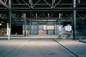 Desolate Prints: Abandoned warehouse, former market, Brighton, UK