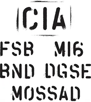Confidential Prints: Abbreviations of the most significant world's intelligence services