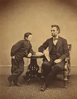 Republican Party Prints: [Abraham Lincoln and His Second Son Thomas (Tad)]