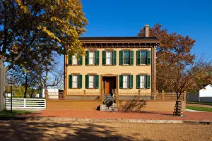 Capitol Prints: Abraham Lincoln's home in Springfield