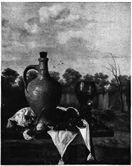 Abraham Susenier - Still life with a stoneware jug