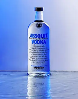 Vodka Prints: absolut vodka bottle