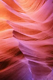 Antelope Canyon Prints: abstract beautiful canyon wall background in Lower Antelope Canyon, Arizona, US