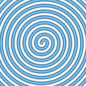 Vortex Prints: Abstract blue and white candy spiral background