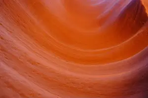 abstract curves on canyon wall in Lower Antelope Canyon, Arizona, USA