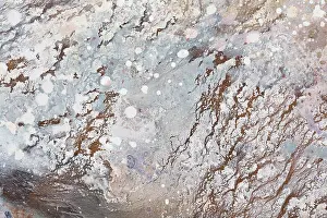 Artistic Prints: Abstract. Dark colors under water create the image of hurragane