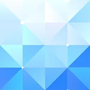 Triangles Prints: Abstract multi-colored mosaic pattern with color gradient